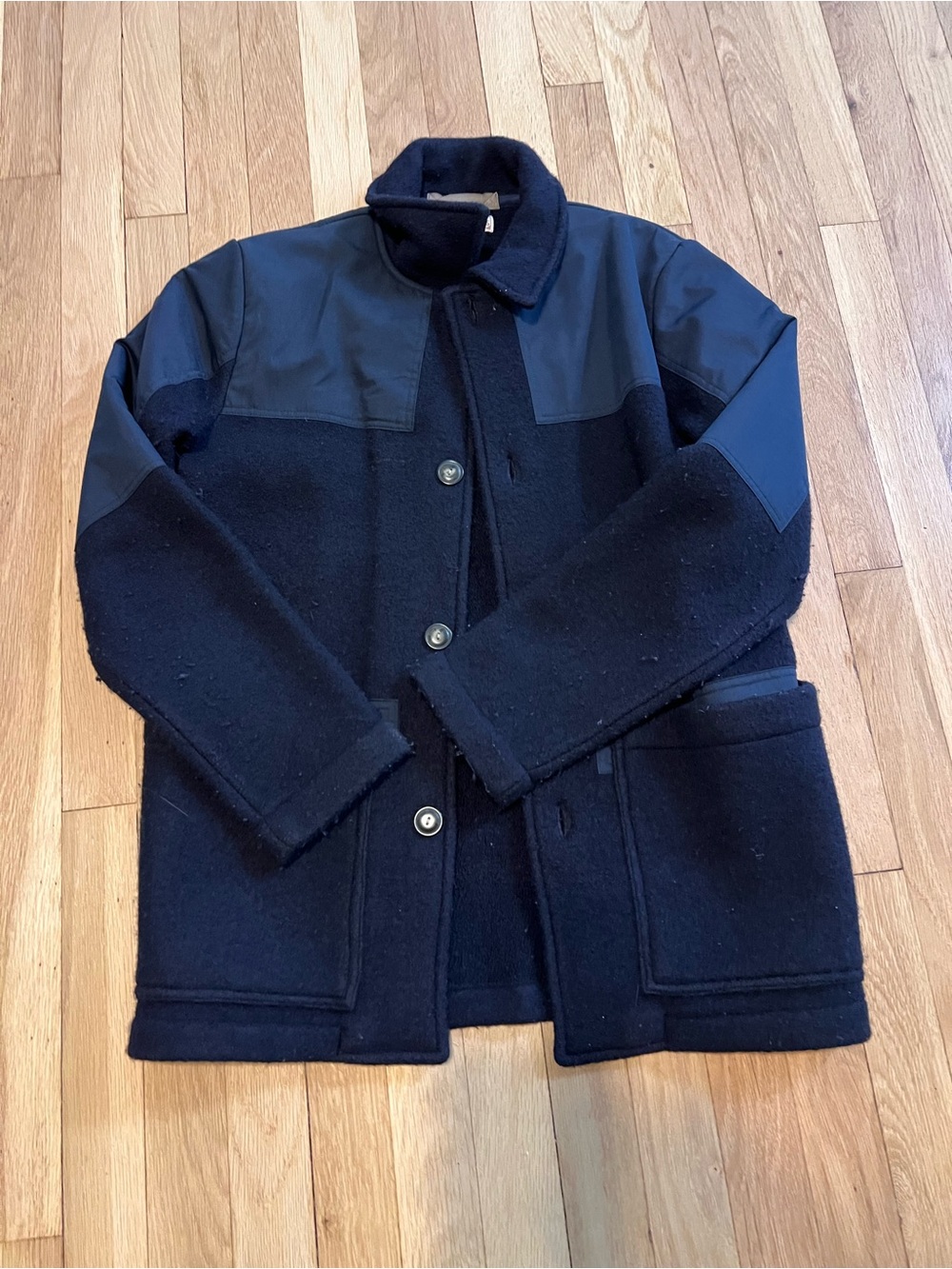 Wallace and Barnes Boiled Merino Wool Donkey Jacket xs
